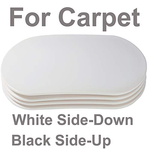9-1/2in X 5-3/4in.Furniture Moving Kit (8pcs) for All Floor Types/Multi-Surface 2-in-1 Reusable Furniture Carpet Slider with Hardwood Glides/Furniture Sliders&Sock Gliders