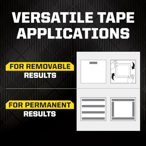 Scotch-Mount Multi-Purpose Gel Tape, Double-Sided Tape for Heavy Duty Applications, Removable Mounting Tape, Nano Tape, Water-Resistant Clear Mounting Tape, Holds up to 20 lbs, 1-Pack - size: 1 Pack