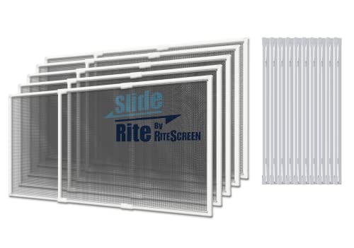 Adjustable & Expandable Window Screen with Slide Rite Technology 21" - 39" x 15" (10-Pack) Pre-Framed Window Screen - size: 21" - 39" x 15" (10-pack)