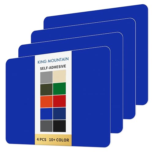 KING MOUNTAIN Self Adhesive Nylon Fabric Repair Patch, 9×11 Inches 4 Pcs, Quick Down Jacket Repair Patch, Waterproof Outdoor Gear Patch Kit for Tent,Backpacks, Umbrella, Gloves, Sleeping Bag (Blue) - color: Blue, size: Nylon-9"W×11"L-4PCS
