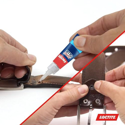 Loctite Super Glue Gel Tube, Clear Superglue for Plastic, Wood, Metal, Crafts, & Repair, Cyanoacrylate Adhesive Instant Glue, Quick Dry - 0.07 fl oz Bottles, Pack of 2 - size: Pack of 2