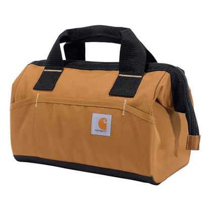 Carhartt Onsite Tool Bag, Durable Water-Resistant, Tool Storage Bag, Midweight, 13-Inch 15 Pocket, Carhartt Brown - size: 13-Inch 15 Pocket