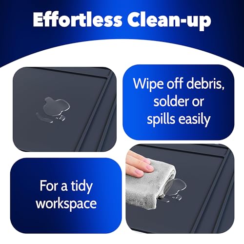 Skywin Cleaning Mat - Anti-Slip Shooting Mat for Gun Cleaning Mat, Magnetic Mat, Rubber Mat Repair Workbench Mat for Gun Mats Cleaning - style: Square (17x12 IN)