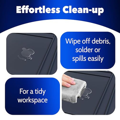 Skywin Cleaning Mat - Anti-Slip Shooting Mat for Gun Cleaning Mat, Magnetic Mat, Rubber Mat Repair Workbench Mat for Gun Mats Cleaning - style: Square (17x12 IN)