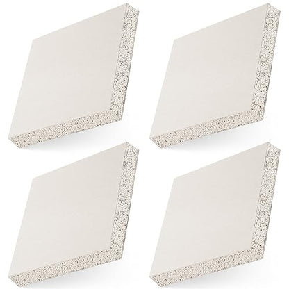 Amylove Drywall Repair Panel Drywall Patch Panel for Wall Repair(4 Pieces,6" x 6" x 1/2") - size: 6" x 6" x 1/2"