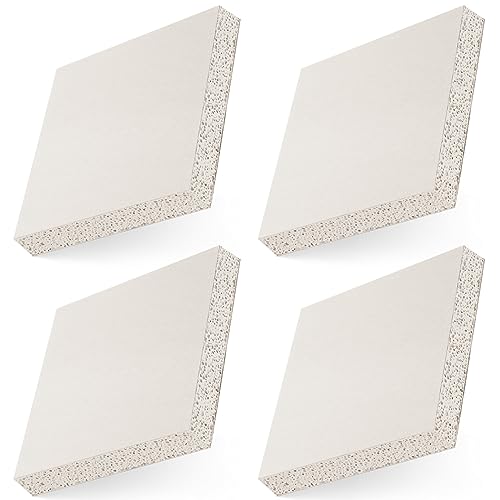 Amylove Drywall Repair Panel Drywall Patch Panel for Wall Repair(4 Pieces,6" x 6" x 1/2") - size: 6" x 6" x 1/2"