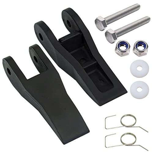 29-1 Flipper Replacement Kit for Werner Lock Replacement Kit for Werner/Louisville/Keller Aluminum & Fiberglass Extension Ladders Parts，Extension Ladder Parts - color: Black