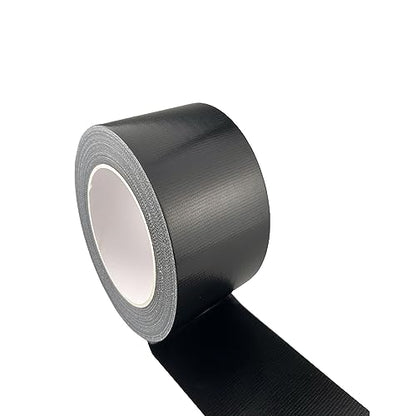Multi-Purpose Duct Tape 2 Inch x 33 Yards, Heavy Duty, Waterproof, Great for Repairs, Packaging, Arts Crafts and DIY Projects (Black) - color: Black, size: 2 Inch