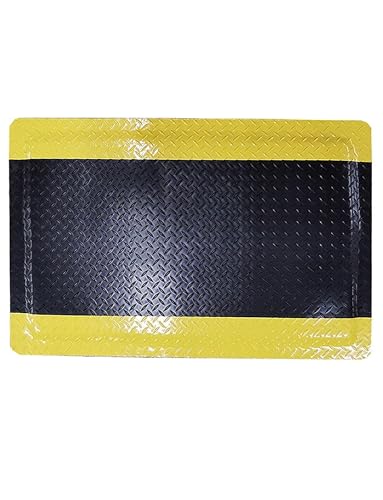 20mm Anti-Static Conductive Rubber Heavy Duty Fatigue Mat - Industrial Safety Floor Mat for Garage, Warehouse & Workbench - Black 700x1000mm - color: Black, size: 700x1000mm