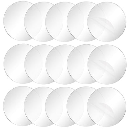 15PCS Double Sided Gel Tape Strong Double Sided Mounting Tape,Removable Clear Sticky Pads Heavy Duty Adhesive Gel Pads for Home and Office - size: 15Pcs