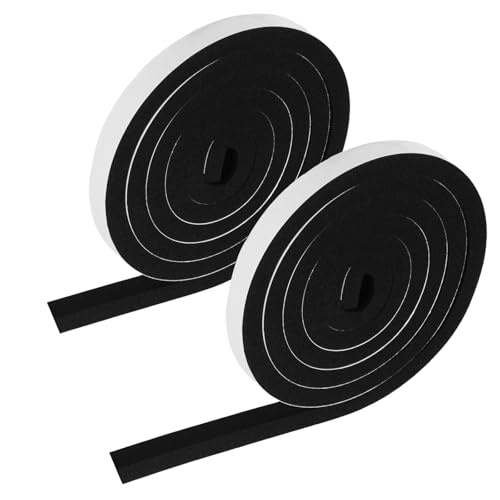 High Density Foam Tape - 1/2'' x 3/8'' x 13Ft Weatherproof Adhesive Prevent Condensation Heat Resistant Flame Retardant Weather Stripping Easy to Cut & Install & Remove for Car Doors Pipes Windows - color: White, size: 1/2'' X 3/8'' X 13ft