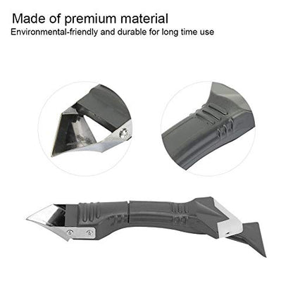 Glass Scraper, Sealant Trowel Angle Grout Caulking Remover Set Hand Caulk Finishing Tools