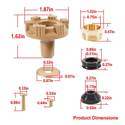 RK-14MH Repair Kit Metal Handle,Outside Faucet,Compatible with Woodford Model 14,Model 18 - size: Rk-14mh