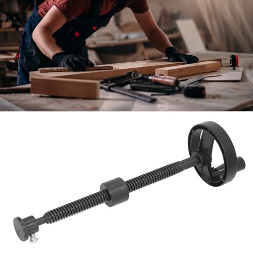 Workbench Vise Screw, T18 Self Locking Good Bearing Bench Screw with 100mm Handwheel, Heavy Duty DIY Vise Tool, Woodworking Machinery Press Clamp for Woodworking Projects (Black) - size: 220mm
