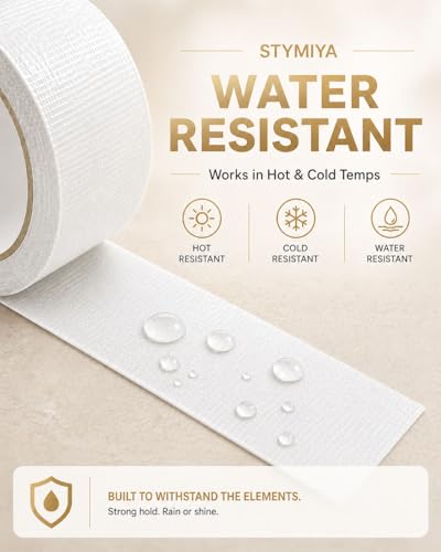 White Duct Tape Heavy Duty: 3Rolls*2IN*20Yards Wide Waterproof Outdoor Duck Furniture Repair Tape Bulk - Strong Adhesive Weather UV Resistant No-Residue Masking Tapes Patterns Variety - color: White, size: 3*2in*20yards
