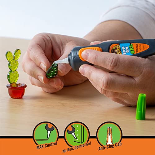 Gorilla Super Glue Gel Pen, 5.5 Gram (Pack of 2) - size: Pack of 2, style: Gel