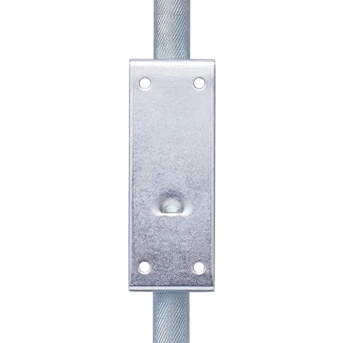 Ladder Leveler Pair, 18.5-22.44in Adjustable Extension Ladder Leg Ground Leveler with Engraved Anti-Slip Pattern Steel Pole, Universal Stair Ladder Stabilizer, Ladder Aide Leveling Feet