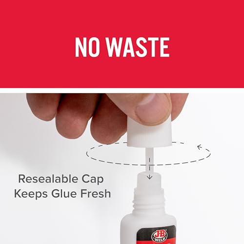 J-B Weld 33106 SuperWeld Glue - Clear Super Glue - 0.2 oz. (Packaging may vary) - size: 6 gram