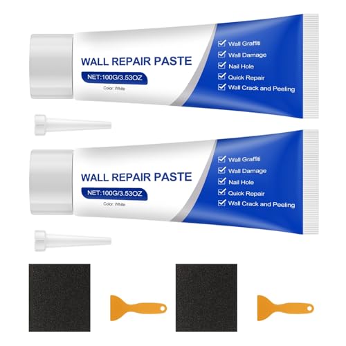 Drywall-Repair Kit, Wall Patchs with Scraper, Multi-Functional Drywall-patchs Pastes for DIY-Home Fix Office-Renovation, Quick Drying