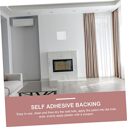 SHINEOFI 12-Piece Self-Adhesive Wall Repair Patches for Drywall Mesh Patch Kit Suitable for Wall Types Easy to Apply