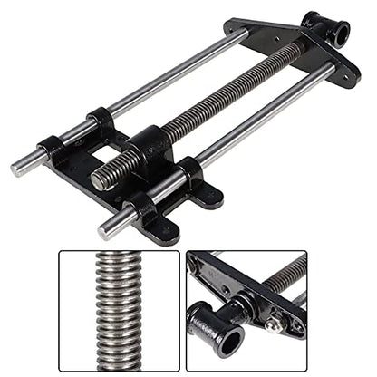 Woodworking Bench Vise 10 Inch, Heavy-Duty Steel and Cast Iron Front Screw Vise Structure Woodworking Front Vise, Easy-to-operate Workbench Vise, Durable Woodworking Vise for Home