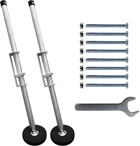 Ladder Leveler Pair,Ladder Accessories Tools Working on Stairs, Adjustable Ladder Leveler for Stable Platform and Ground Level for All Surfaces-Standard Version （20"）