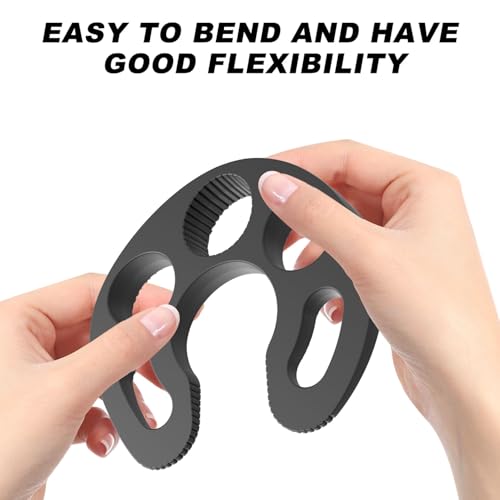 Door Stopper,5 Pack Flexible Rubber Door Stops Wedge Holder,DIY Furniture Shims for Doors, Tables of Home Improvement、Office、School、Factory etc（Black） - size: 5Pack stoppers