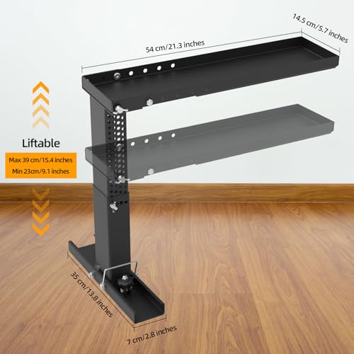 Foldable Ladder Extender Pro, Heavy-Duty Ladder Stabilizer High Strength, Ladder Leveler 9.1"-15.4", Adjustable Height for Stairs with Non-Slip Feet - size: Standard 9.1-15.4"