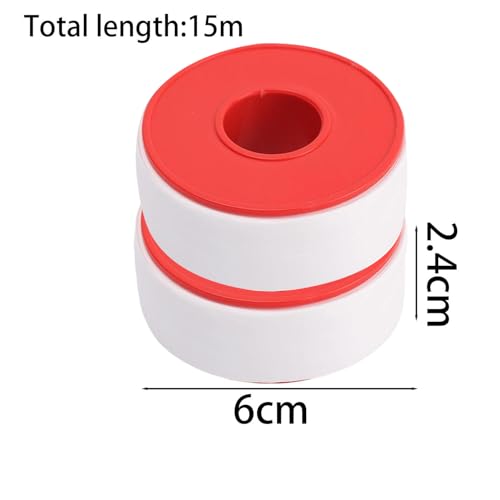 Plumbing Tapes PTFE Industrial Sealant Tape for Shower Head Water Pipe Thread Duct Sealing Plumbing Fitting Repair Tool (3Roll) - color: 3Roll
