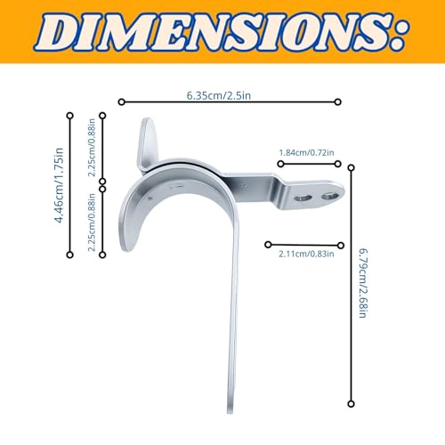 Thickened Mailbox Latch and Handle Kit,Mailbox Latch Replacement Kit,Secure Replacement Parts for Repairing Mailbox Door latches, Easy to Install and with a Solid and Durable Structure. (White) - color: White