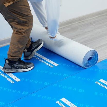39" x 100'Heavy-Duty Temporary Floor Protection Roll Construction & Renovation for Tile Protectors for Hardwood tairs Carpet Pets Paint Proof Flooring Protection Film Covering Longtime