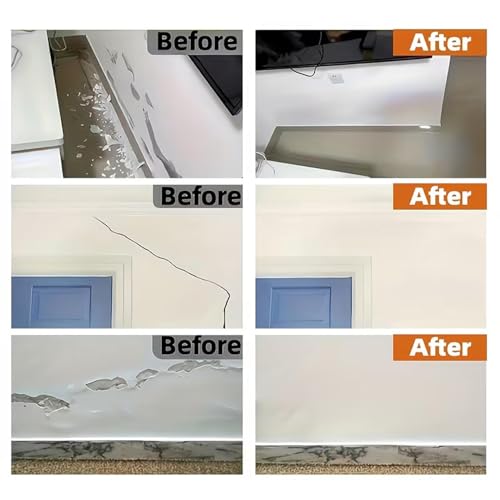 Wall Mending Agent - Hydrophobic Drywall Putty with Scraper - Wall Mending Agent Repair Kit,for Cracks Nail Holes Dents Home Renovation Kitchen