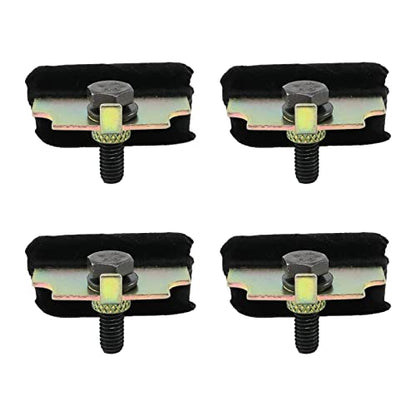Door Glass Anti-Rattle Cushion Kit Compatible with 1969-1982 Chevy Corvette C3 C4 - 4-Piece Set Side Window Anti-Rattle Cushion Kit