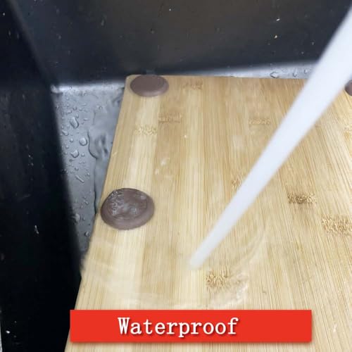 Anti-Slip Cutting Board Stabilizer Pads, Self-Adhesive Rubber Feet, Waterproof, Shock-Absorbent，Noise Reducing, Non-Marking Grips for Chopping Blocks