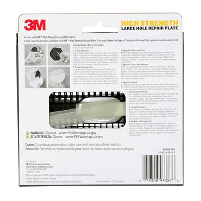 3M High Strength Large Hole Repair Plate, 4-pack