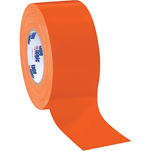Aviditi (16 Rolls) Tape Logic 3 Inch x 60 Yards Multipurpose Duct Tape, Orange, 10.0 Mil Thick - for Temporary Repairs, Labeling, Patching, Marking and Social Distancing - color: Orange, style: 16 Pack