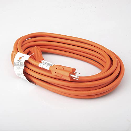 25' 12/3 Heavy-Duty Orange Outdoor Extension Cord