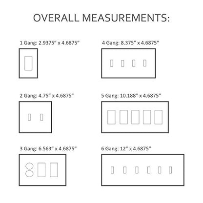 Legrand Pass & Seymour TP13I Trademaster Mid-Size Unbreakable Nylon Wall Plate, 1 Gang, One Blank Box Mount Cover, Ivory (1 Count)