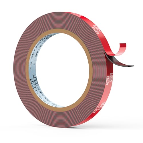 HPP Double Sided Tape, Heavy Duty Tape, Strong and Permanent for Outdoor and Indoor (0.5in x 16ft) - size: 0.5in X 16ft