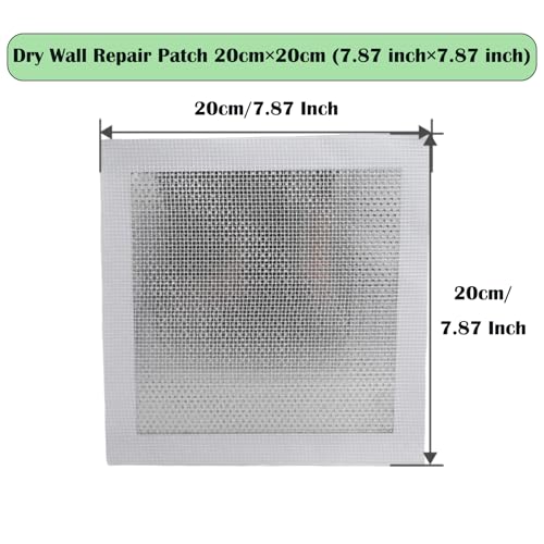Alovexiong 3 Pcs 7.87 inch Drywall Repair Patch Kit for Large Holes Quick Fixes/Sheetrock Ceiling Drywall Plaster, Aluminum Wall Repair Patch