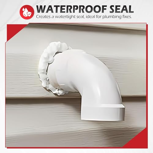 Moldable Silicone Putty, Non Hardening Multi Purpose Duct Seal Compound for Metal, Glass, Wood, Ceramic, Crafts, Heat Resistant and Waterproof, 1.5 ft x 0.32 in(White,1 Pack) - color: White