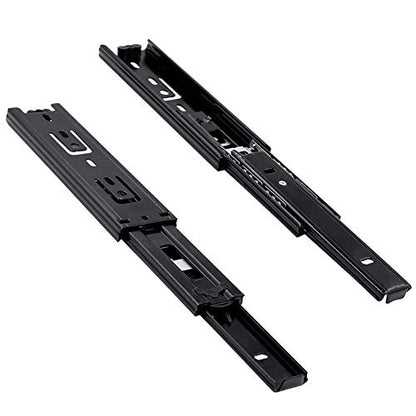 5 Inch Full Extension Drawer Slides Mini Ball Bearing Mount Drawer Slide for Cabinet Short Drawer Slides 1 Pair Black (Pack of 2) - size: 5 Inch (Pack of 2)