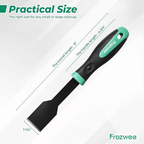 1-1/4-inch Carbide Scraper,Super Gasket Scraper with Durable Tungsten Tip for Remove Gaskets, Carbon and More from Varied Surfaces - size: 1-1/4"