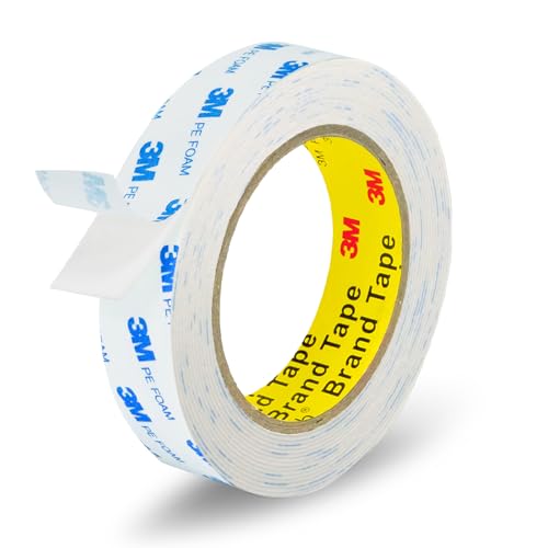 3M Double Sided Tape 1"×16.5ft No Residue,Picture Hanging Strips Heavy Duty Mounting Tape, Removable PE Foam Tape Waterproof for Poster Tape, Carpet Tape Rug Gripper,Art & Craft Tape - size: 1in×16.5ft