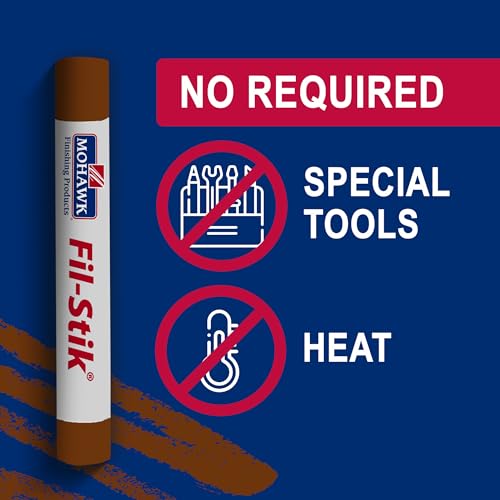 Mohawk Fil-Stik Wax Putty Stick, Medium Dark Walnut M230-0234, 1 Count