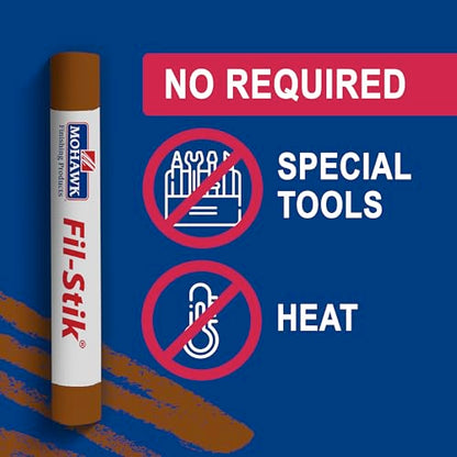 Mohawk Fil-Stik Wax Putty Stick, Medium Dark Walnut M230-0234, 1 Count