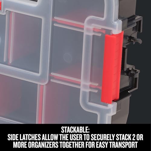 CRAFTSMAN 10-Compartment Small Tool Storage Organizer, Plastic (CMST14021) (Pack of 6) - size: 1 Count (Pack of 6), style: Small Organizer
