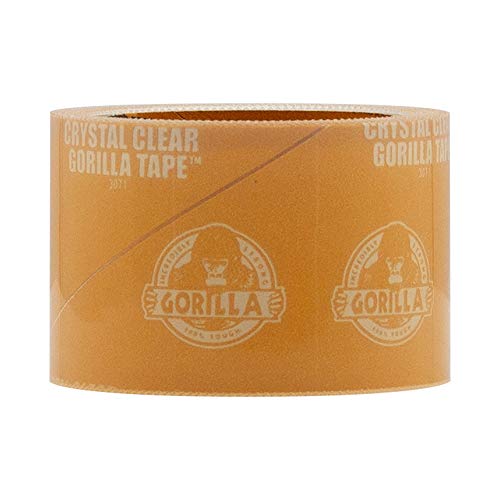 Gorilla Crystal Clear Repair Duct Tape, 1.88” x 5 yd, Clear, (Pack of 1) - size: 1 - Pack