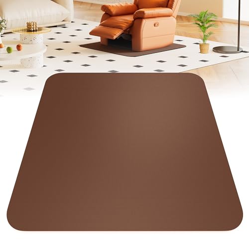 Non Slip Recliner Pads For Hardwood Floors, Recliner Floor Protector Keep Recliner From Sliding, Recliner Slide Stoppers, Under Recliner Mat, Furniture Pad For Recliner, Recliner Gripper,Recliner Grip - size: Square-Brown