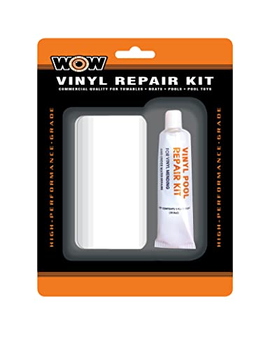 WOW Sports Vinyl Repair Patch Kit for Inflatables - PVC Adhesive for Boating Tubes, Air Mattresses & Rafts